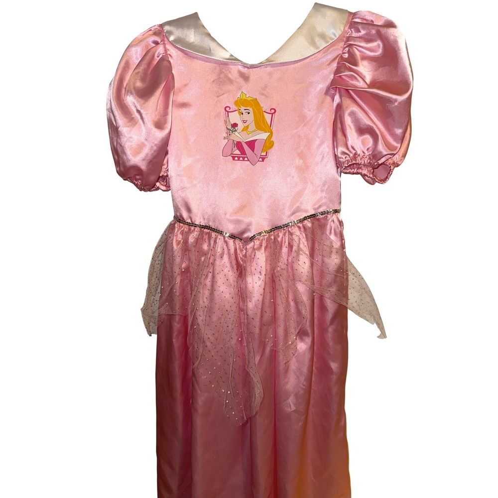Vintage Disney Store Sleeping Beauty Aurora Costume Dress Girls 8